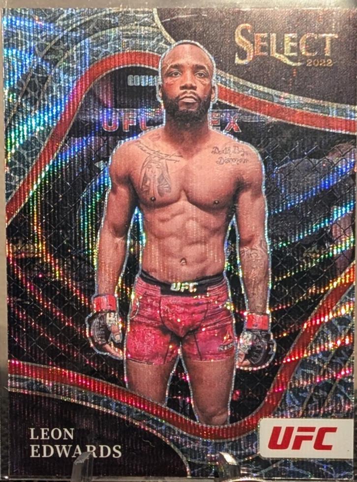 Leon Edwards 2022 Panini Select UFC Octagonside #247 Elephant