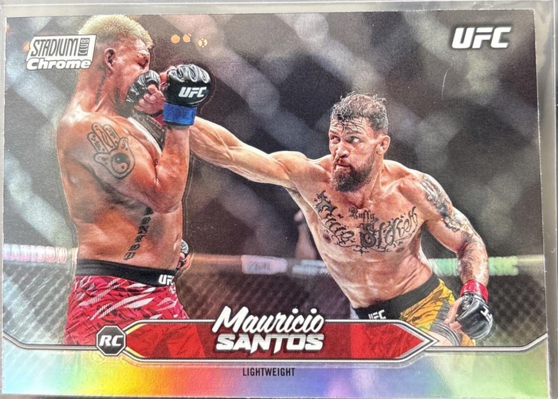 Mauricio Ruffy 2025 Topps Stadium Club UFC Base Chrome #C-105 Refractor
