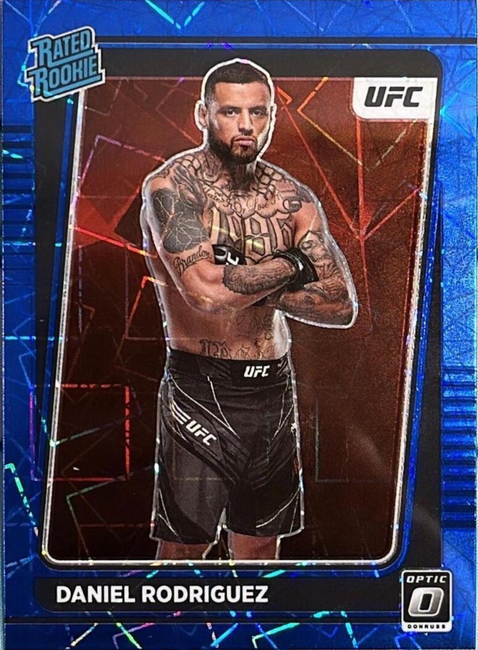Daniel Rodriguez 2022 Panini Donruss Optic UFC Base #109 Blue Velocity