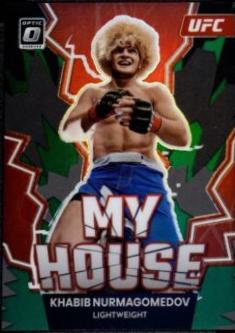 Khabib Nurmagomedov 2023 Panini Donruss Optic UFC My House #2 Green
