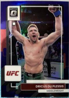 Dricus Du Plessis 2023 Panini Donruss Optic UFC Base #15 Purple