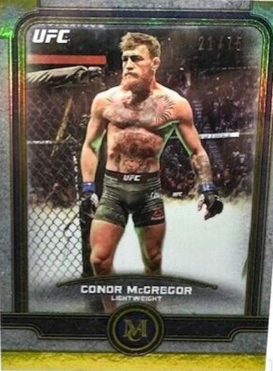 Conor McGregor 2019 Topps UFC Museum Collection Base #29 Gold
