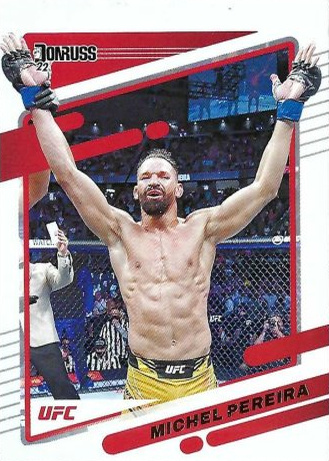 Michel Pereira 2022 Panini Donruss UFC Base #127 Pink