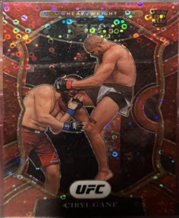 Ciryl Gane 2021 Panini Select UFC Concourse #98 Red Disco