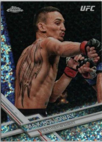 Max Holloway 2017 Topps Chrome UFC Base #87 Diamond Hot Box