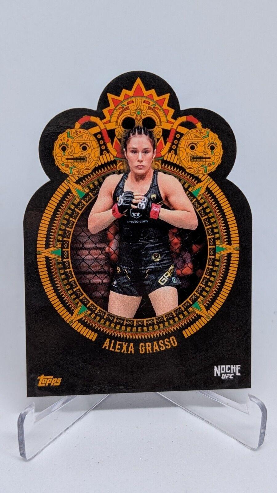 Alexa Grasso 2024 Topps Noche UFC Base #3 Purple Die-Cut