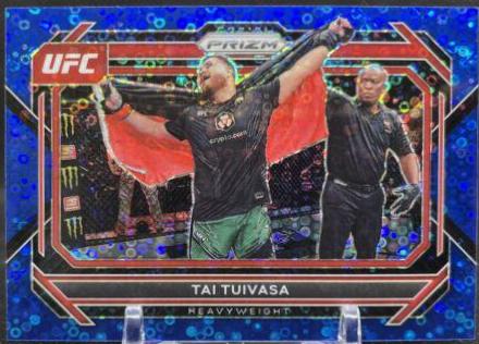 Tai Tuivasa 2023 Panini Prizm Under Card UFC Base #13 Blue