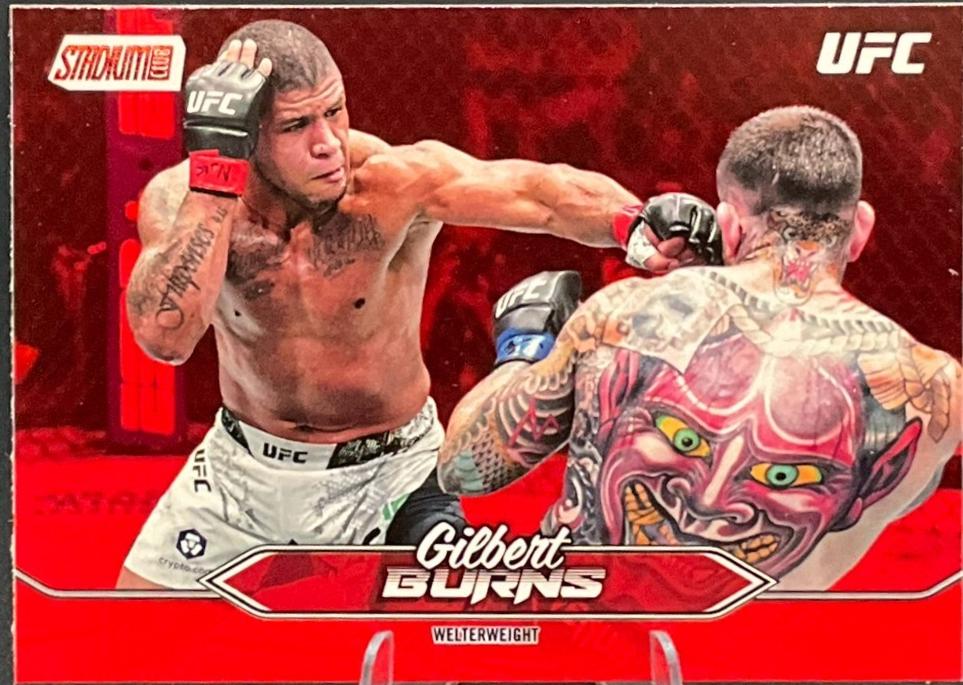 Gilbert Burns 2025 Topps Stadium Club UFC Base #147 Red