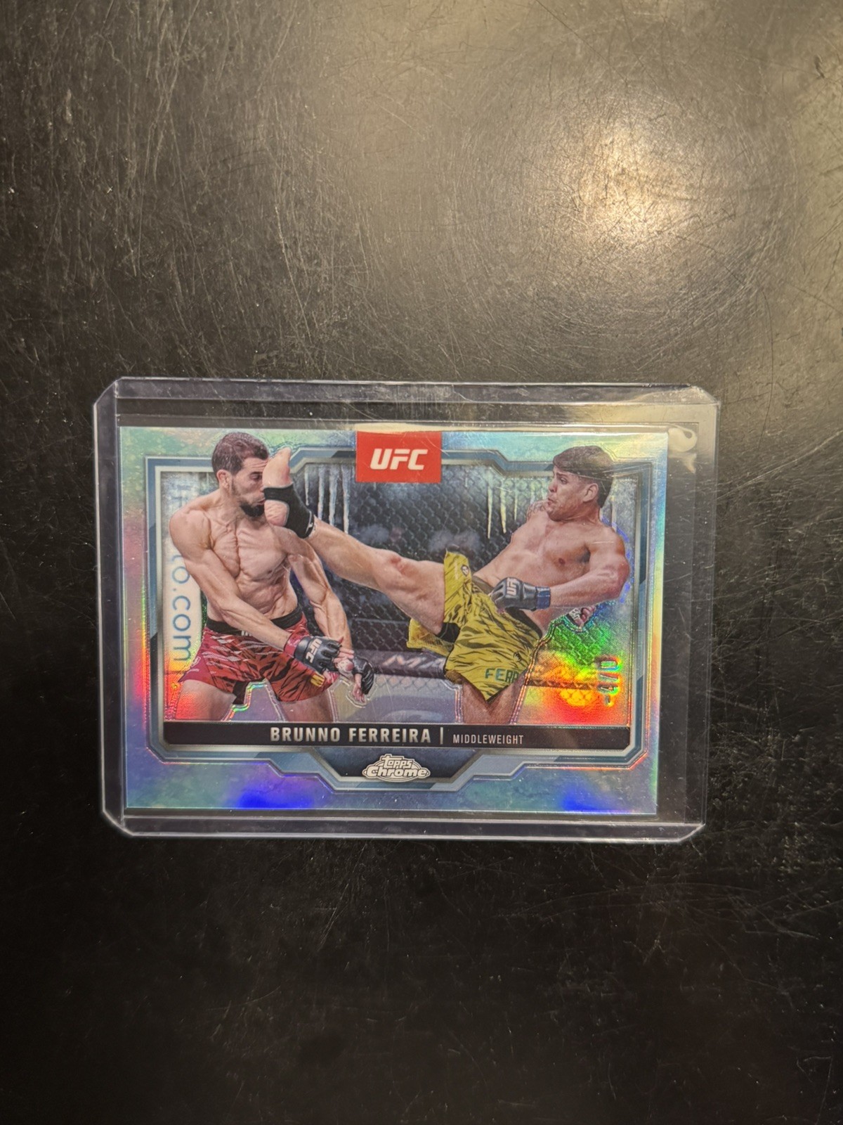 Brunno Ferreira 2025 Topps Chrome UFC Base #192 FrozenFractor