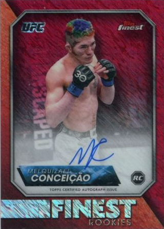 Melquizael Conceição 2024 Topps Finest UFC Rookie Finest Autographs #RFA-MC Refractor
