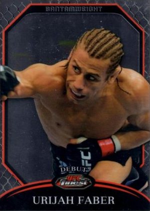 Urijah Faber 2011 Topps Finest UFC Base #32 Red Refractor