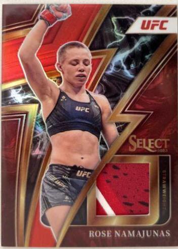 Rose Namajunas 2023 Panini Select UFC Premier Level #199 Red Disco