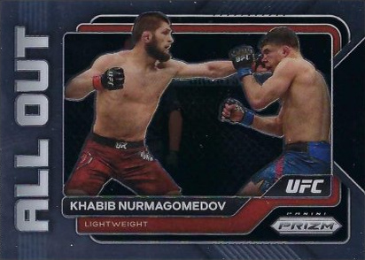Khabib Nurmagomedov 2023 Panini Prizm UFC All Out #27 Black