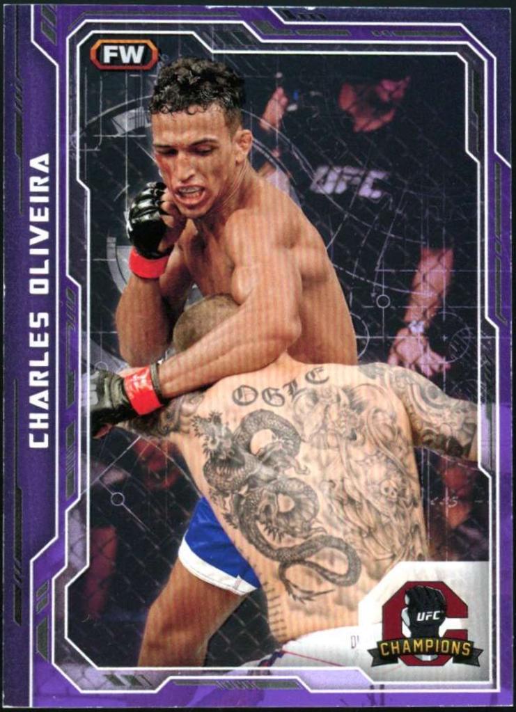Charles Oliveira 2014 Topps UFC Champions Base #117 Purple