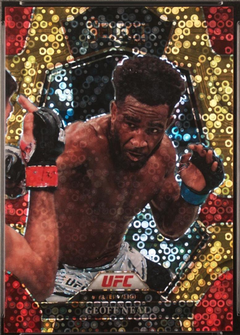Geoff Neal 2023 Panini Select UFC Premier Level #162 Gold Disco