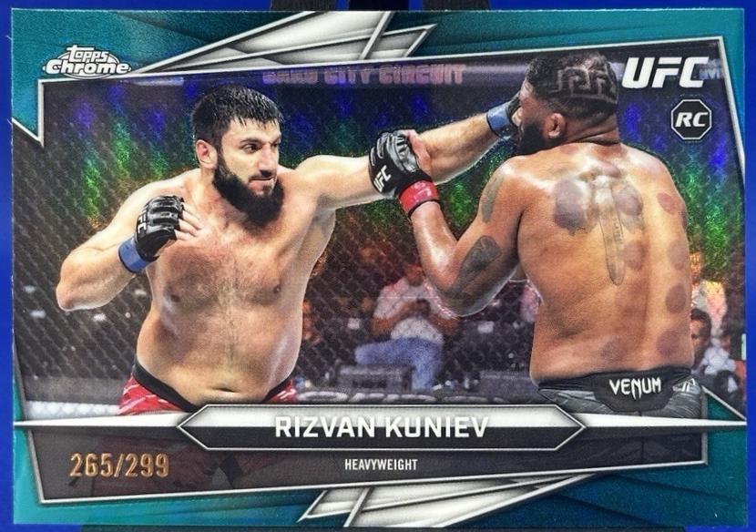 Rizvan Kuniev 2026 Topps Chrome UFC Base #164 Teal Refractor
