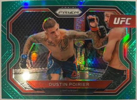 Dustin Poirier 2021 Panini Prizm UFC Base #128 Green