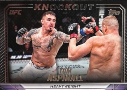 Tom Aspinall 2024 Topps Knockout UFC Base #76 Emerald