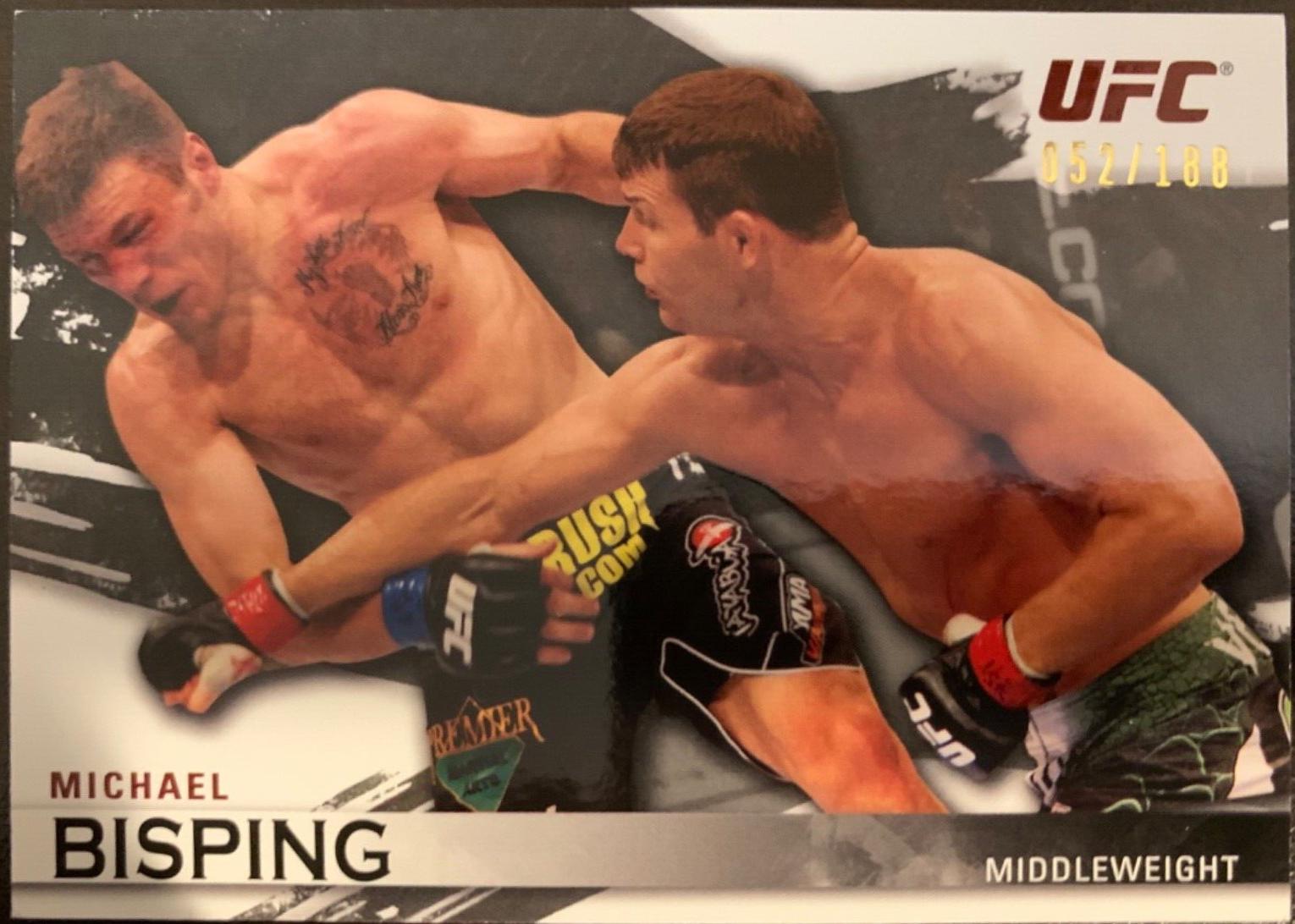 Michael Bisping 2010 Topps UFC Knockout Base #54 Silver