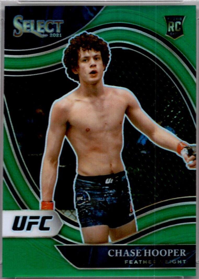 Chase Hooper 2021 Panini Select UFC Octagonside #241 Green