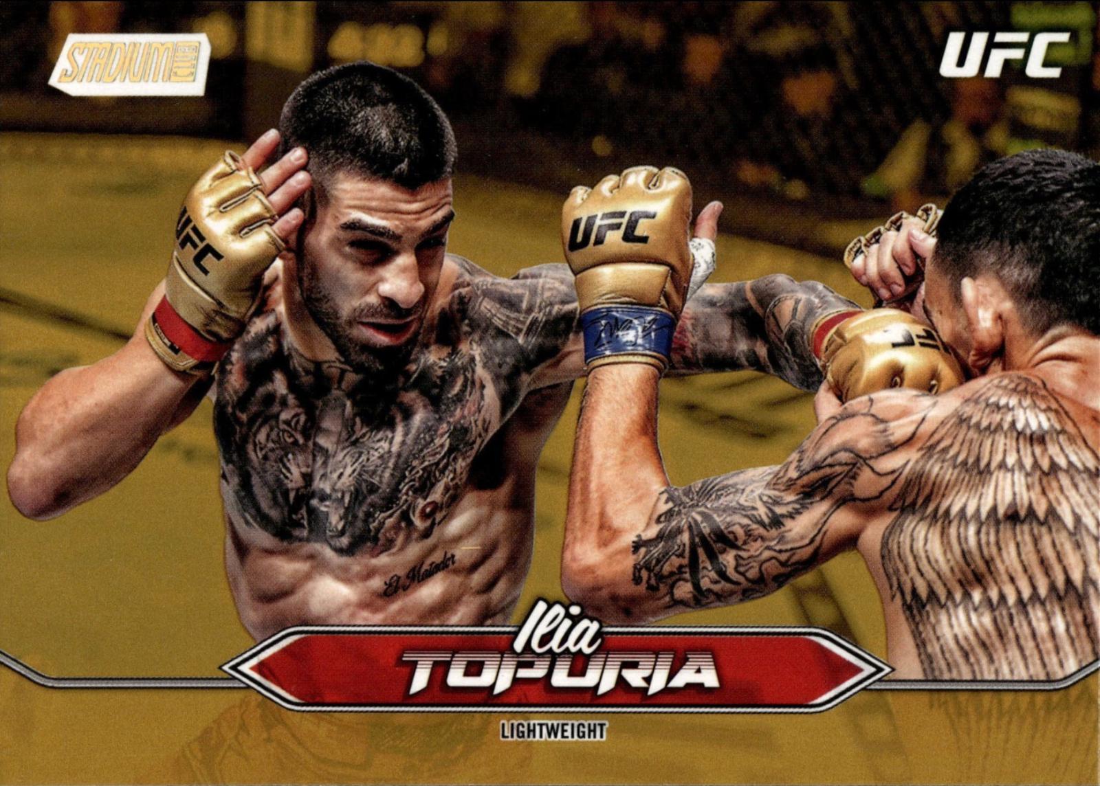 Ilia Topuria 2025 Topps Stadium Club UFC Base #23 Gold