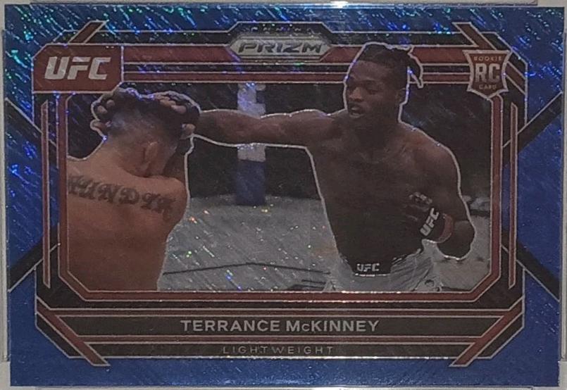 Terrance McKinney 2023 Panini Prizm UFC Base #31 Blue Shimmer
