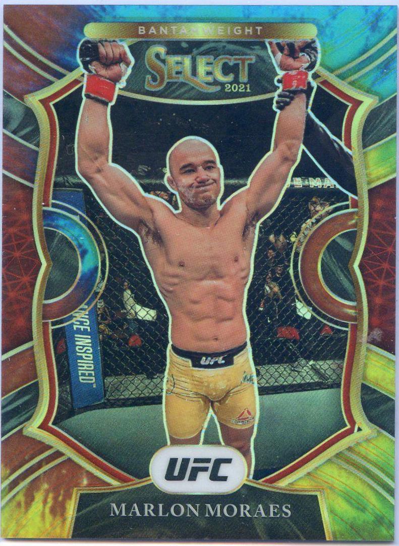 Marlon Moraes 2021 Panini Select UFC Concourse #77 Tie Dye