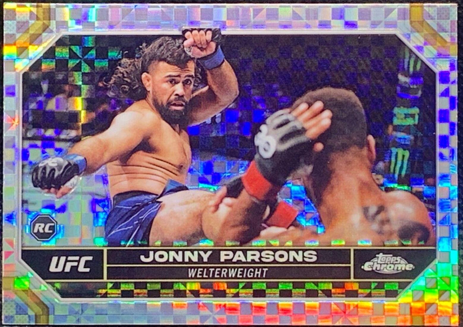 Jonny Parsons 2024 Topps Chrome UFC Base #72 X-Fractor
