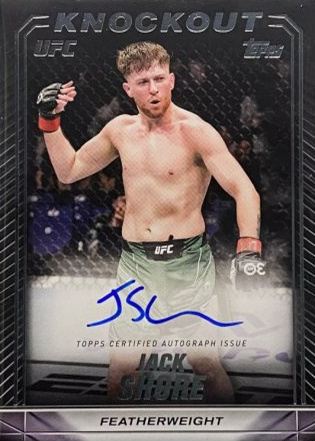 Jack Shore 2024 Topps Knockout UFC Knockout Autographs #KNA-JSE Platinum