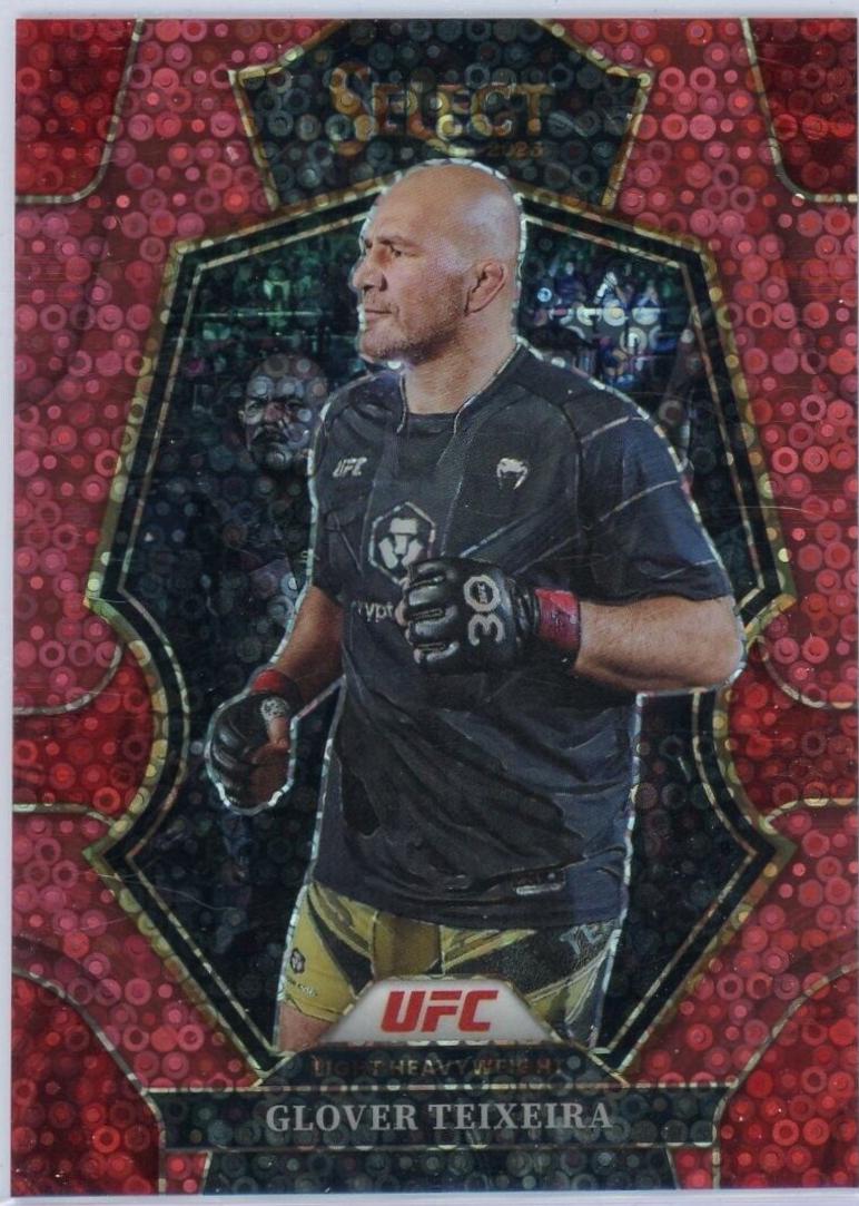 Glover Teixeira 2023 Panini Select UFC Premier Level #163 Red Disco