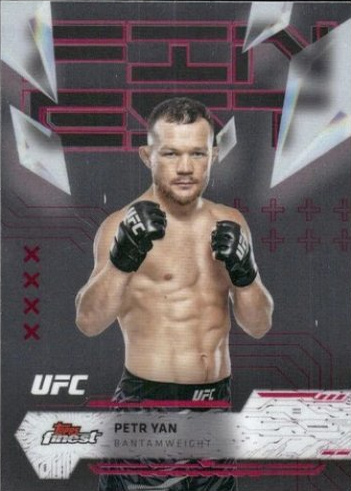 Petr Yan 2025 Topps Finest UFC Base Uncommon #105 Die Cut