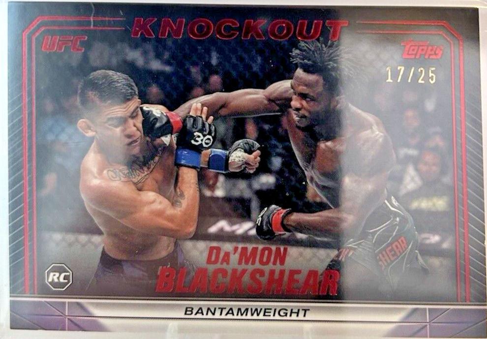 Da'Mon Blackshear 2024 Topps Knockout UFC Base #27 Red