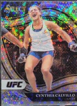 Cynthia Calvillo 2021 Panini Select UFC Octagonside #234 Disco