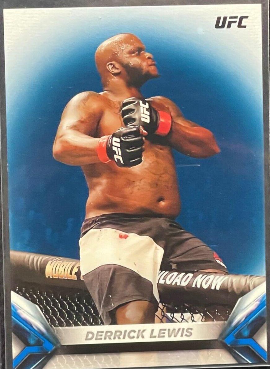 Derrick Lewis 2018 Topps UFC Knockout Base #89 Blue
