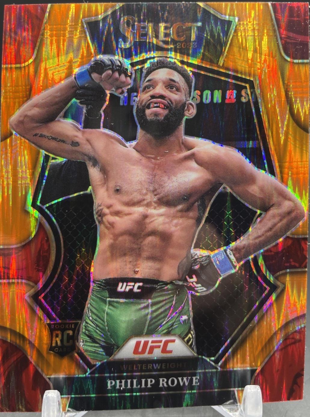 Philip Rowe 2023 Panini Select UFC Premier Level #159 Orange Flash