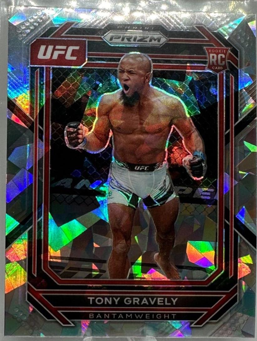 Tony Gravely 2023 Panini Prizm UFC Base #148 Ice