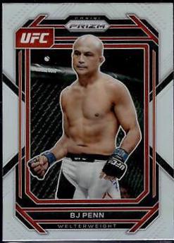 BJ Penn 2023 Panini Prizm UFC Base #123 Silver