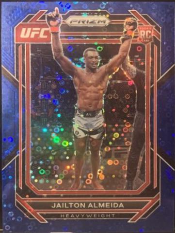 Jailton Almeida 2023 Panini Prizm Under Card UFC Base #197 Blue