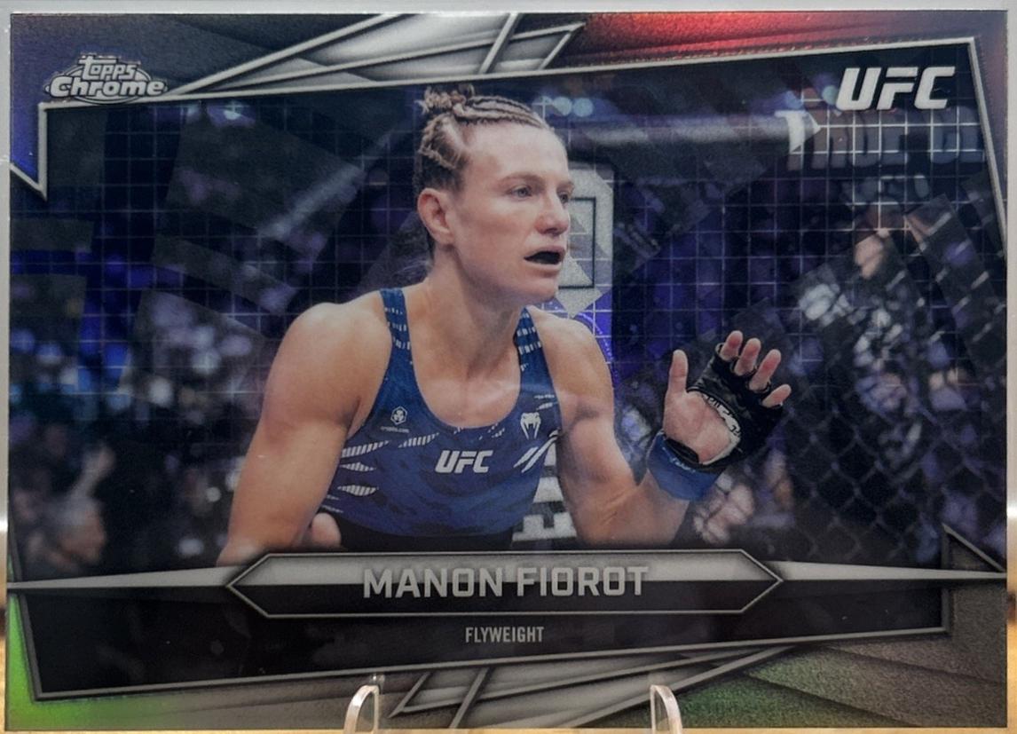 Manon Fiorot 2026 Topps Chrome UFC Base #70 Sonar Refractor
