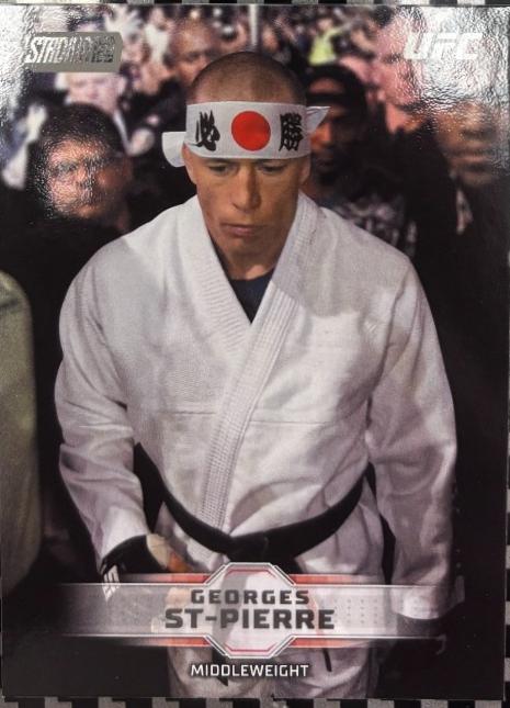 Georges St-Pierre 2026 Topps Stadium Club UFC Base #63 Sepia