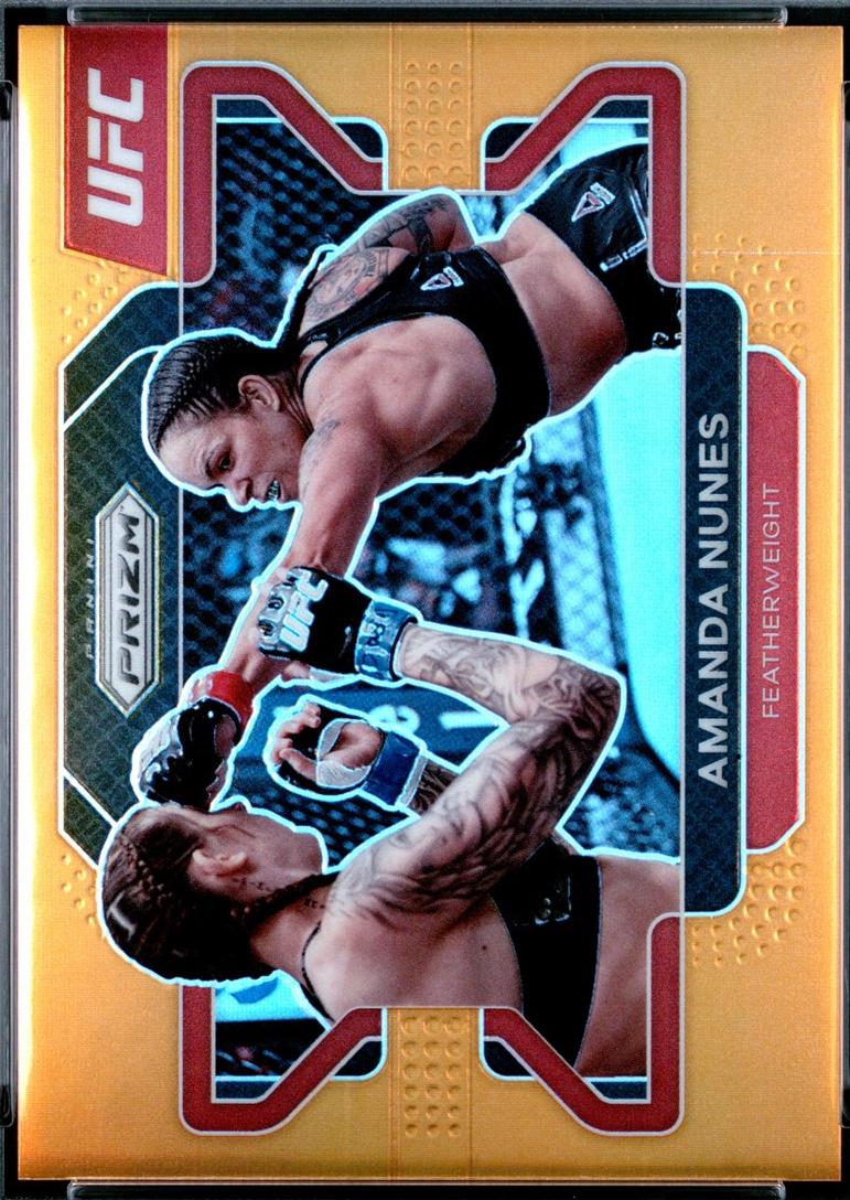 Amanda Nunes 2022 Panini Prizm UFC Base #65 Orange