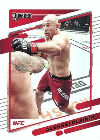 Aleksei Oleinik 2022 Panini Donruss UFC Base #173 Holo Black Laser