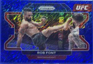 Rob Font 2022 Panini Prizm UFC Base #20 Blue Shimmer