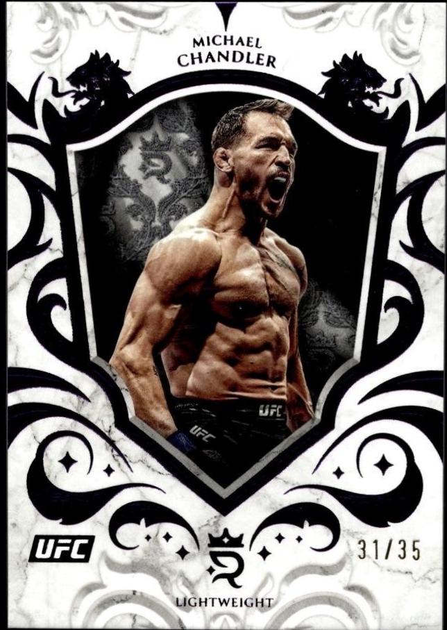 Michael Chandler 2025 Topps Royalty UFC Base #96 Purple