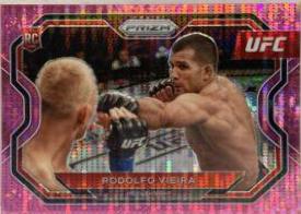 Rodolfo Vieira 2021 Panini Prizm UFC Base #107 Pink Pulsar