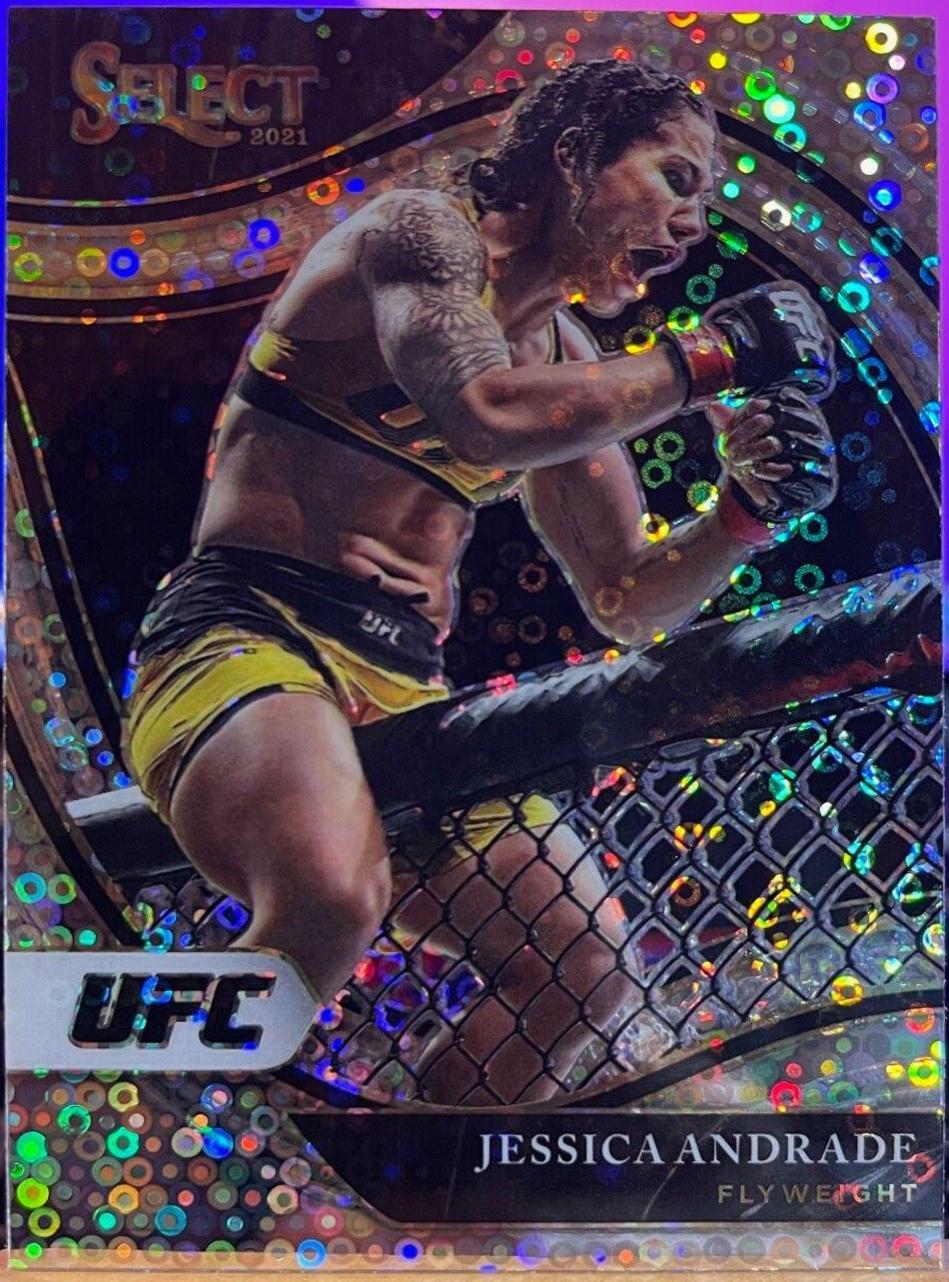 Jessica Andrade 2021 Panini Select UFC Octagonside #265 Disco