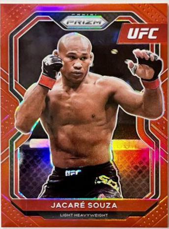 Ronaldo Souza 2021 Panini Prizm UFC Base #21 Red