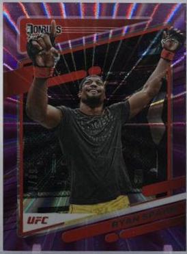 Ryan Spann 2022 Panini Donruss UFC Base #153 Purple Laser