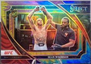 Sean Woodson 2023 Panini Select UFC Mezzanine #302 Black