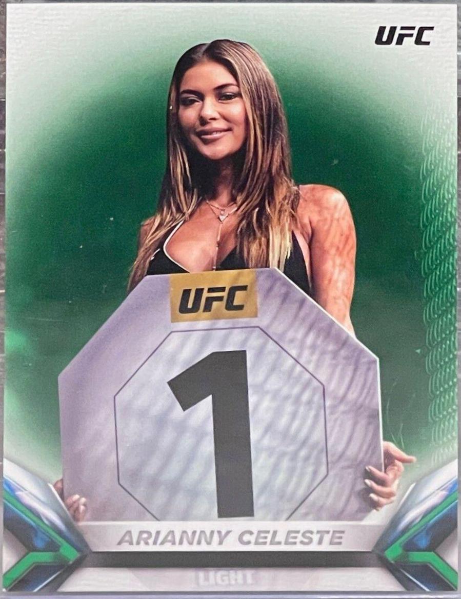 Arianny Celeste 2018 Topps UFC Knockout Base #15 Green